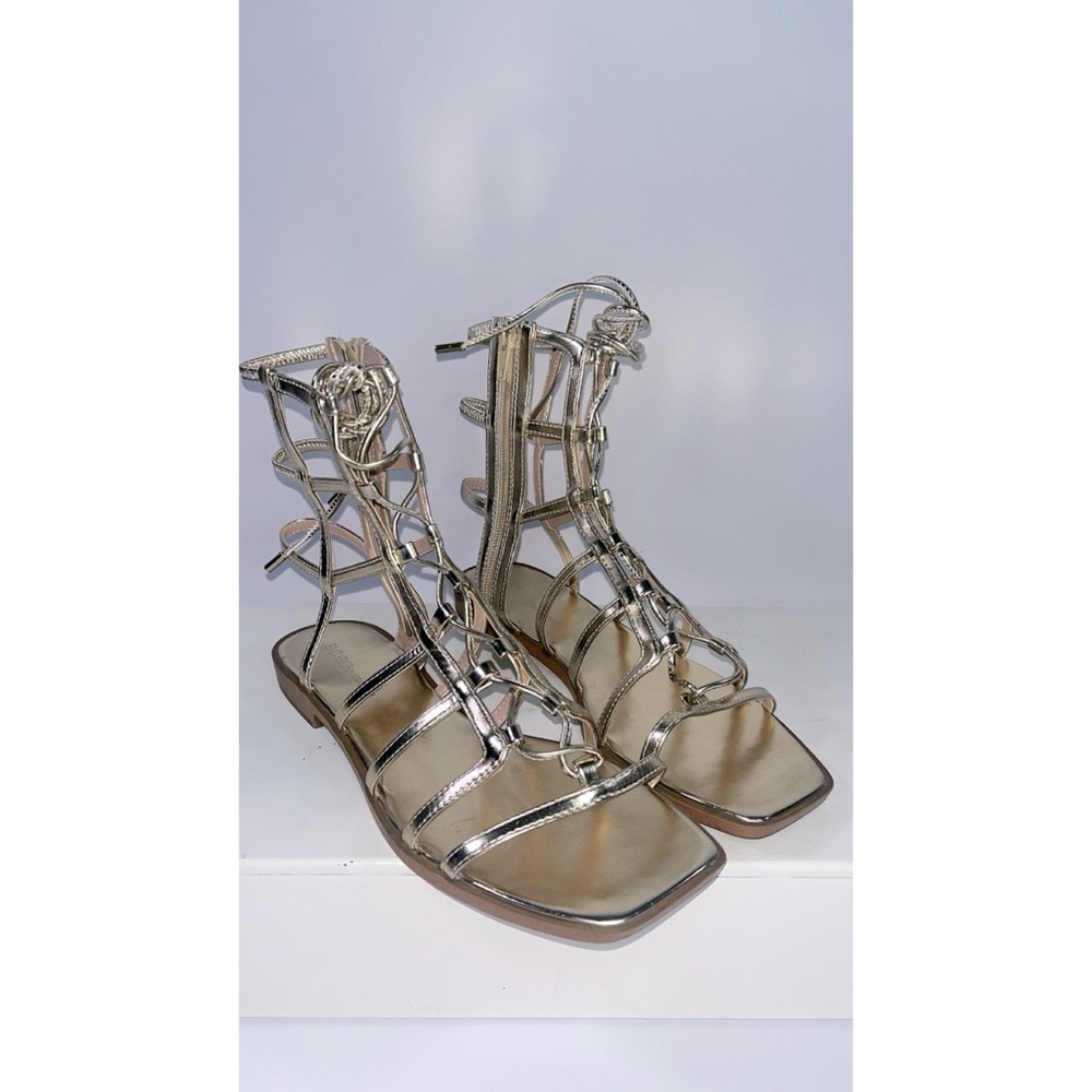 BCBG Lariat Gladiator Sandal in Gold (Size: 9) - Picture 5 of 7